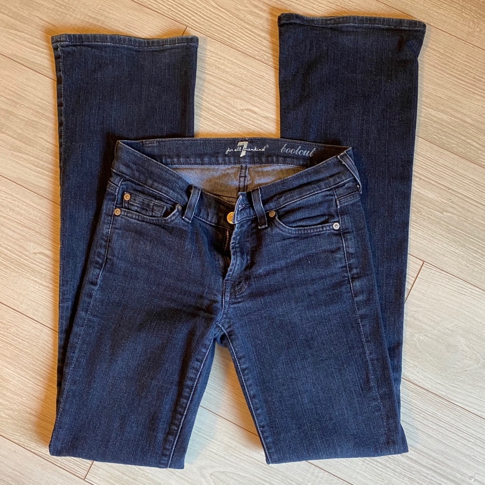 EUC 7 for All Mankind Bootcut Jeans size 24